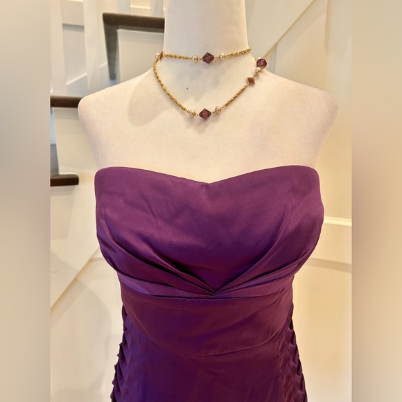 NEW with TAGS!  Purple Bodycon Cocktail Dress - Picture 5 of 9